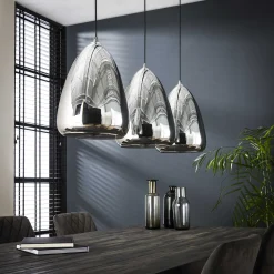 Hängelampe Silver Pearl Industrial Chromfinish
