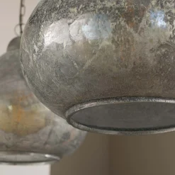 Hängelampe Vintage Industrial Clearstone 2 Schirme Ø 36cm