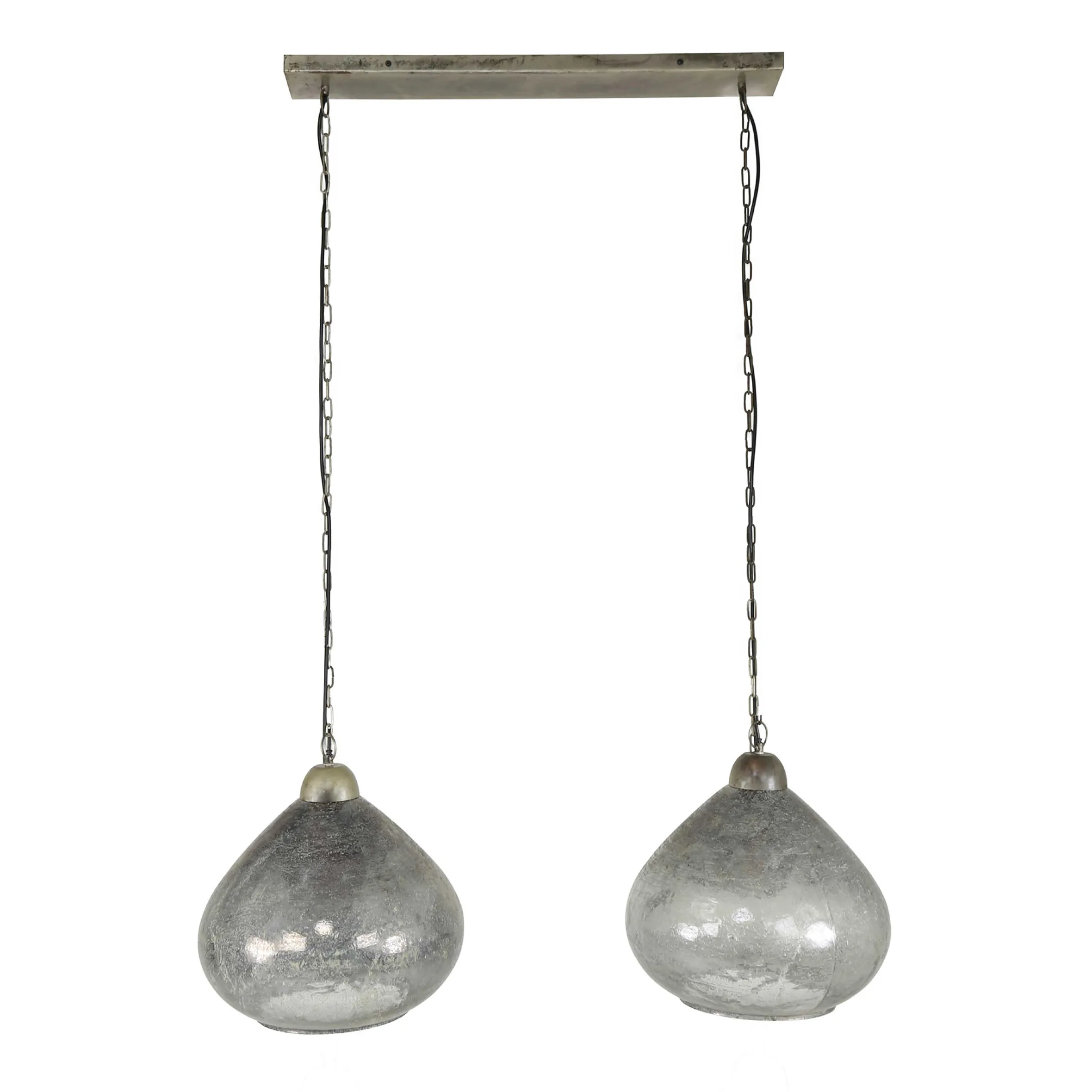 Hängelampe Vintage Industrial Clearstone 2 Schirme Ø 36cm