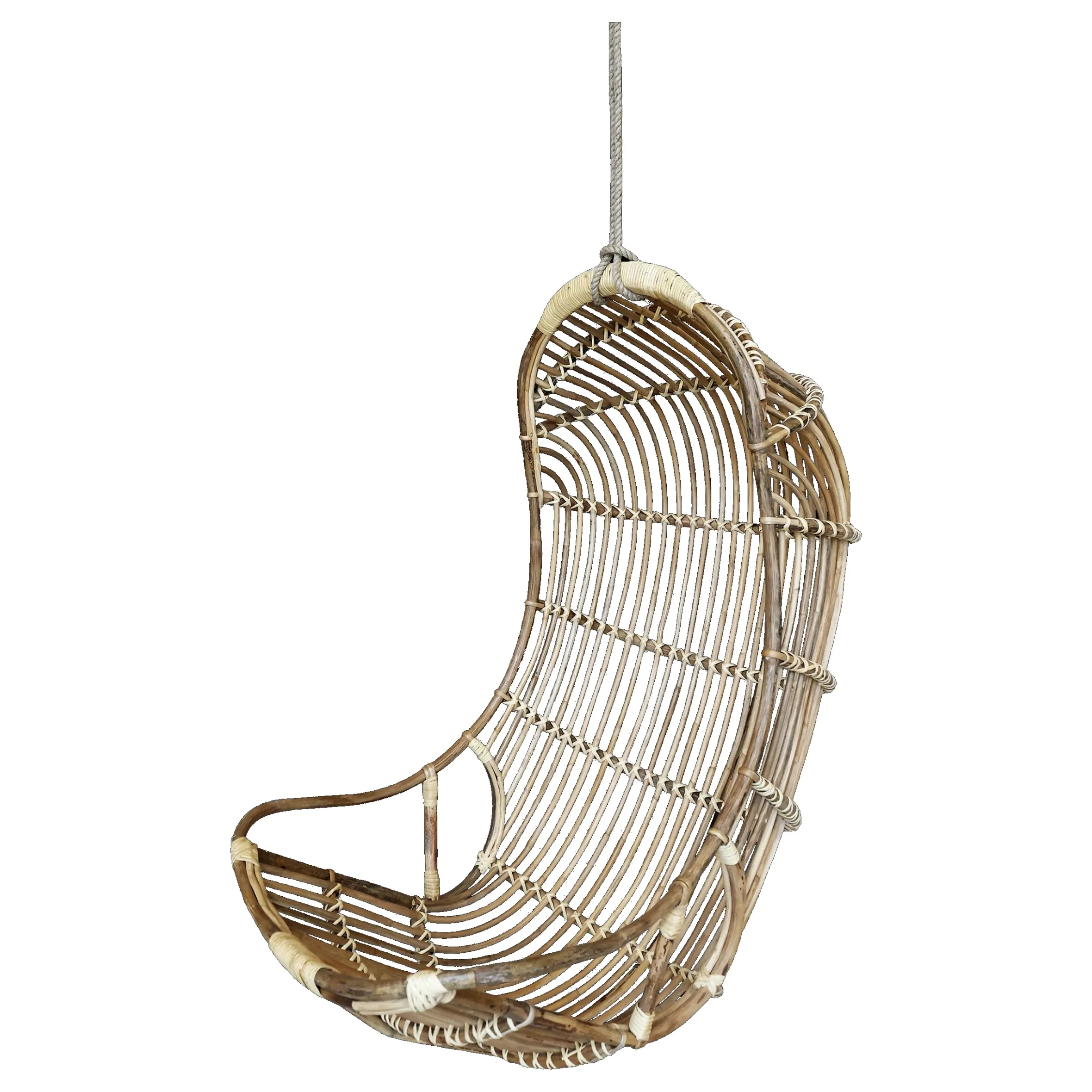 Hängesessel Hängeschaukel Boho Rattan