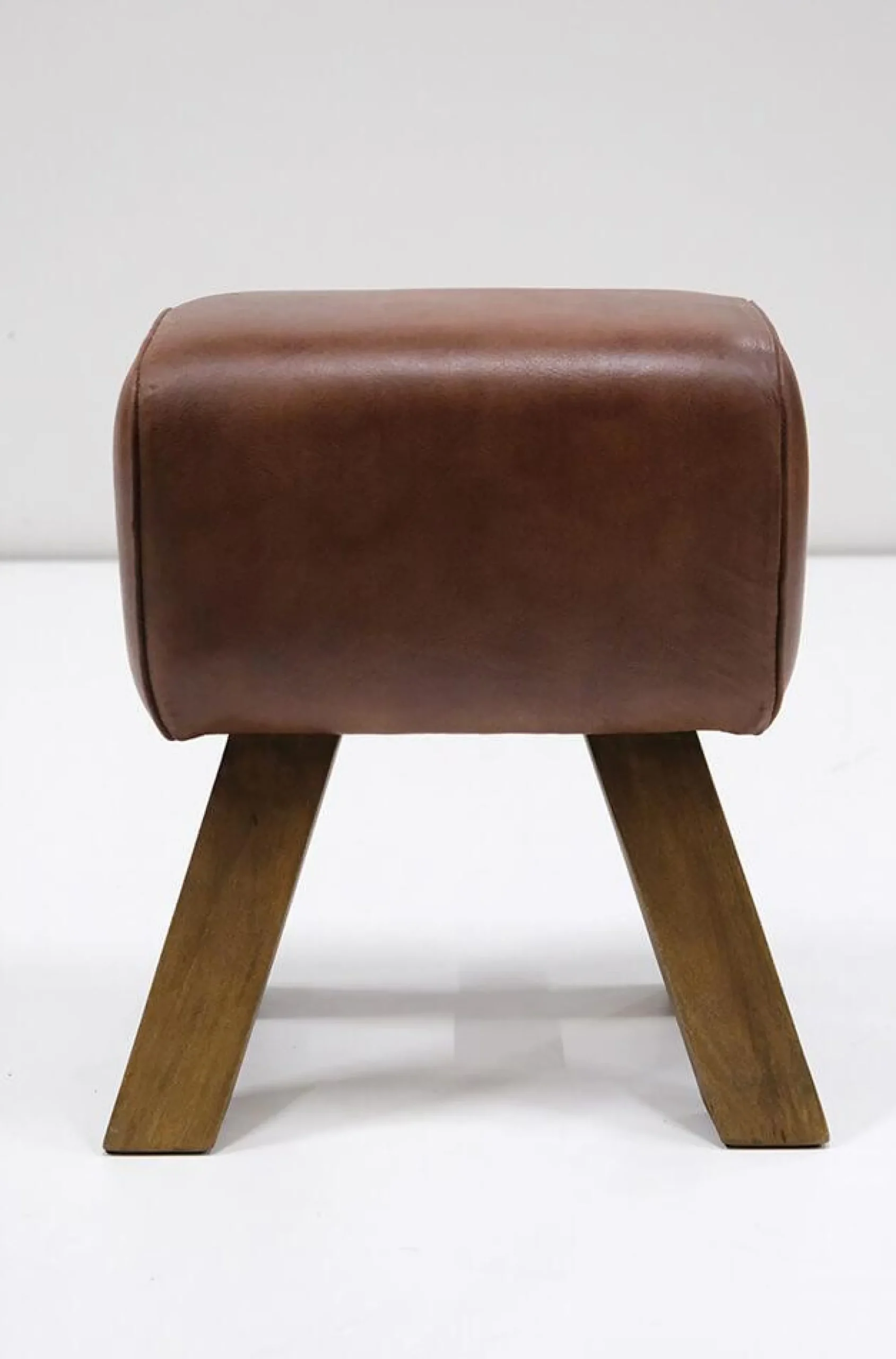 Hocker Vintage Leder Gym Retrohocker Turnbock