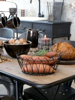 Industrial Esstisch Easy Slim Metall Holz 200/80