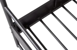 Industrial Himmelbett Metallbett Koje Schwarz Metall 160