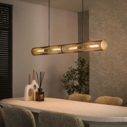 Industrial Hängelampe Tube Lochstahl 120 cm