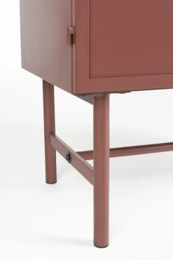 Industrial Schrank Hochkommode Davis Metall Rostrot