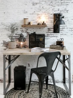 Industrial Treteimer Abfalleimer Schwarz Klein