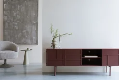 Industrial TV-Board Lowboard Davis Metall Rostrot