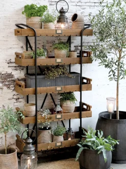 Küchenregal Blumenregal Industrial Landhaus Cornwall Metall