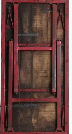 Kleiner Vintage Esstisch 105/60 Cafehaustisch Klappbar