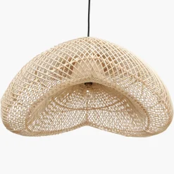 Lampenschirm Maze Boho Organic Rattan Webbing