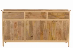 Landhaus Sideboard Provence Metallkorpus Holz Champagner 160