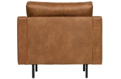 Ledersessel Rodeo Classic 1-Sitzer Cognac Chesterfield Wood