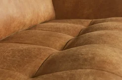 Ledersofa Classic Rodeo Chesterfield 3-Sitzer Cognac 275