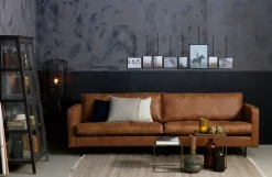 Ledersofa Classic Rodeo Chesterfield 3-Sitzer Cognac 275