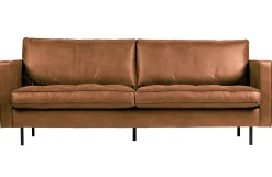 Ledersofa Classic Rodeo Chesterfield 2,5 Sitzer Cognac 230