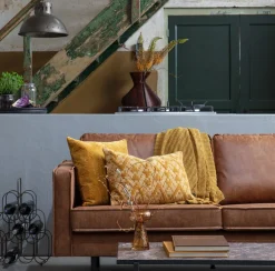 Ledersofa Rodeo 2,5-Sitzer Cognac 190