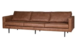 Ledersofa Rodeo 3-Sitzer Cognac 280