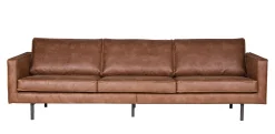 Ledersofa Rodeo 3-Sitzer Cognac 280