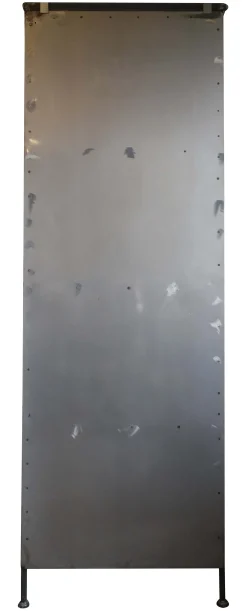 Metallschrank Vitrine Purist 180 Vintage Industrial Metall/Glass