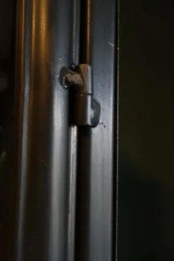 Metallschrank Vitrine Purist 180 Vintage Industrial Metall/Glass