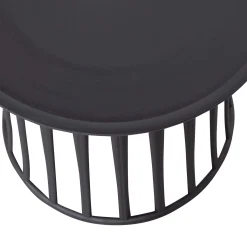 Outdoor Couchtisch Beistelltisch Boy Bliss Kunststoff Schwarz