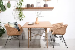 Outdoor Esstisch 210/100 Cabana PE-Rattan/Alu