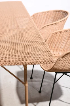 Outdoor Esstisch 210/100 Cabana PE-Rattan/Alu