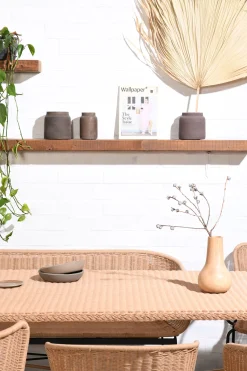 Outdoor Esstisch 210/100 Cabana PE-Rattan/Alu