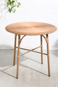 Outdoor Esstisch Cabana Bistro PE-Rattan/Alu 80 Ø