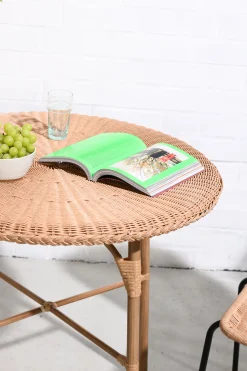 Outdoor Esstisch Cabana Bistro PE-Rattan/Alu 80 Ø