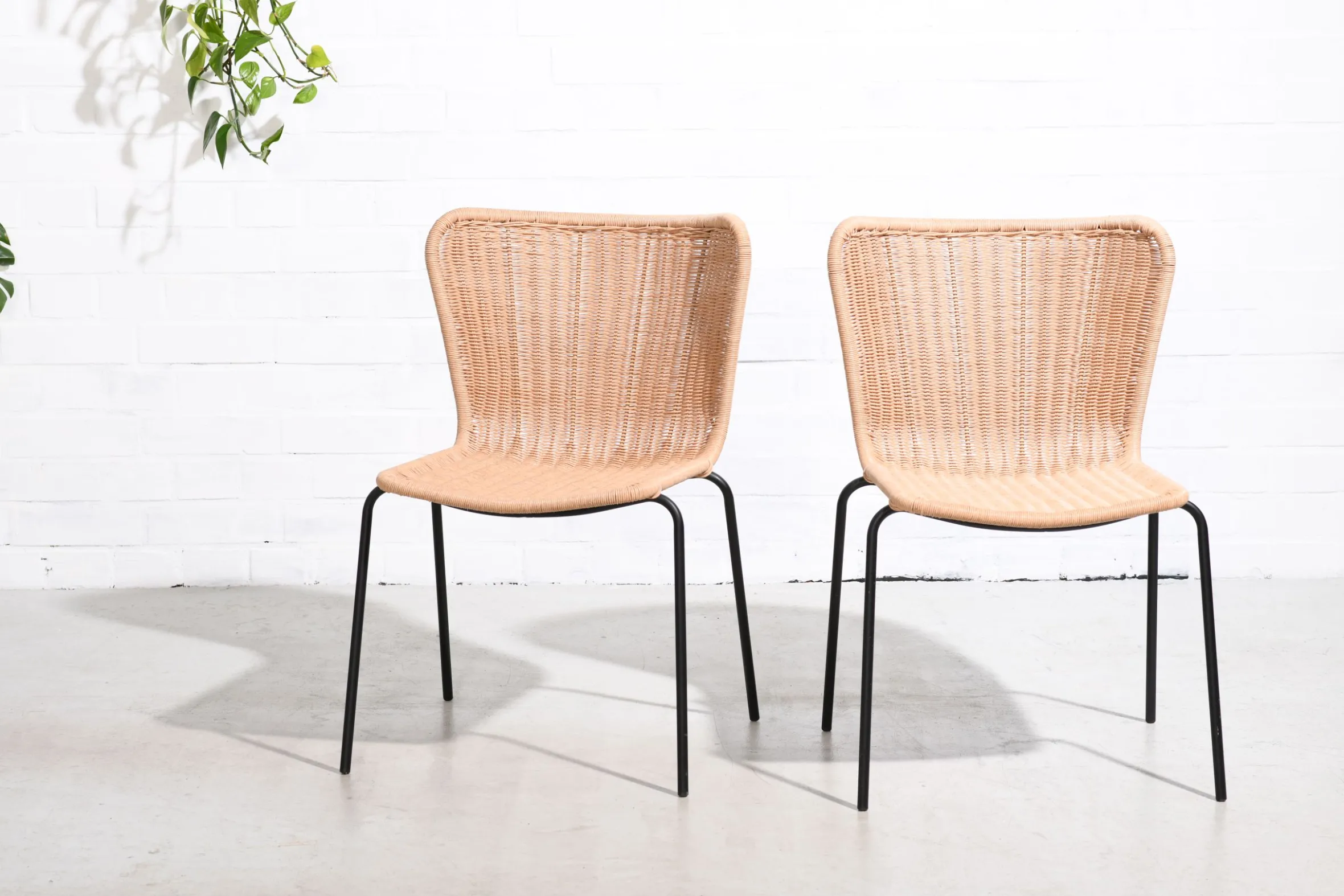 Outdoor Rattanstuhl Esszimmerstuhl Cabana Butterfly Stapelbar PE-Rattan