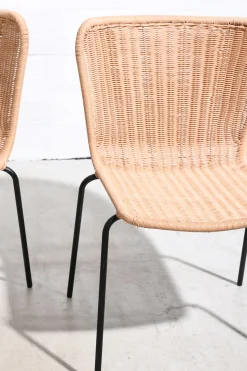 Outdoor Rattanstuhl Esszimmerstuhl Cabana Butterfly Stapelbar PE-Rattan