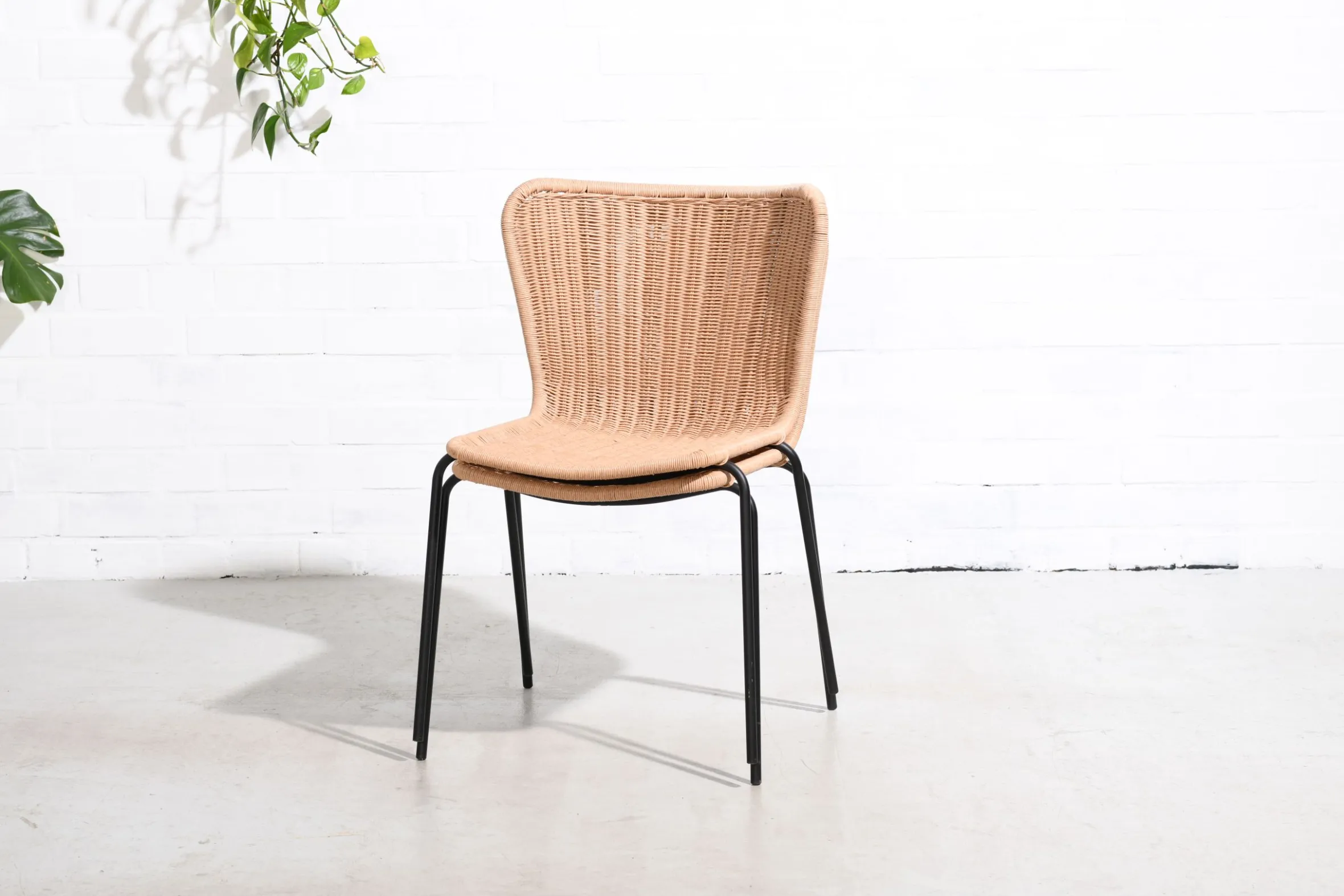 Outdoor Rattanstuhl Esszimmerstuhl Cabana Butterfly Stapelbar PE-Rattan