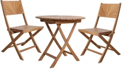 Outdoorset Teakholzset Essgruppe Sunset