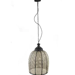 Rattan Hängelampe Wiener Geflecht