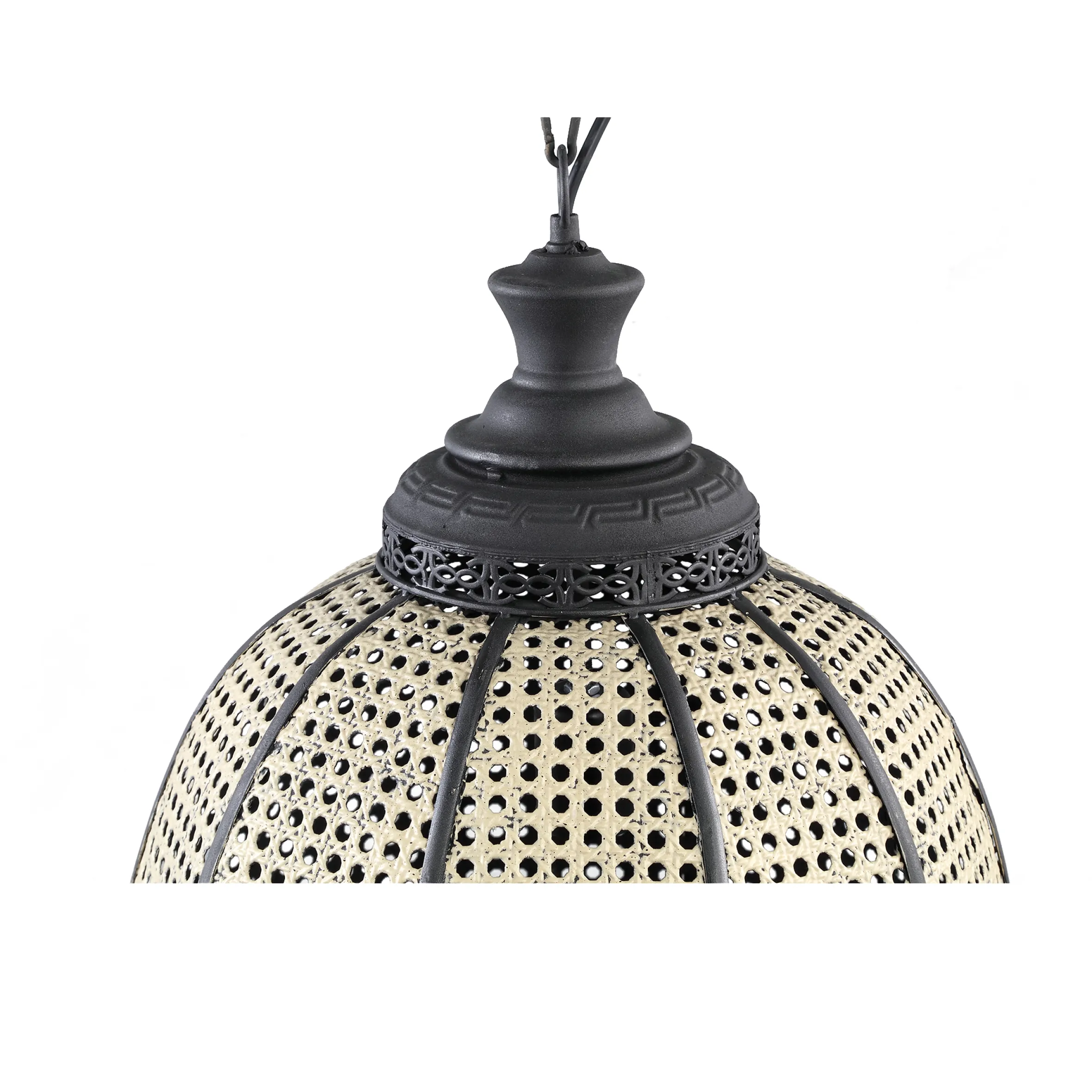 Rattan Hängelampe Wiener Geflecht