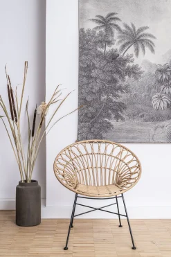 Rattansessel Hacienda PE-Rattan Peacock In/Outdoor Natur