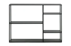 Regal Raumteiler Sideboard Soho June Metall Industrial Schwarz