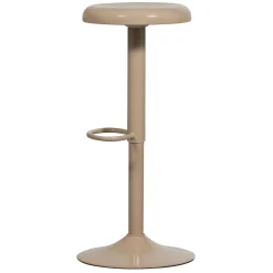 Retro Barhocker Monochrome Metall höhenverstellbar Sand