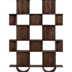 Retro Bücherregal Standegal Raumteiler Sinne Mangoholz