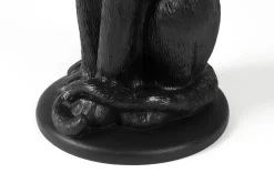 Retro Beistelltisch Couchtisch Proudly Crowned Panther Rauchglasplatte