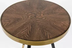 Retro Beistelltisch Denise Side Table Messing Brass Ø 44