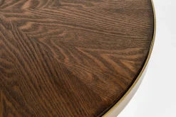 Retro Beistelltisch Denise Side Table Messing Brass Ø 44