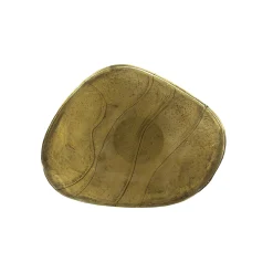 Retro Beistelltische Eclipse Glas Metall Antik-Gold M