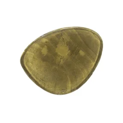 Retro Beistelltische Eclipse Glas Metall Dreibeinig Antik-Gold M