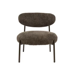 Retro Cocktailsessel Round in Cargo Braun