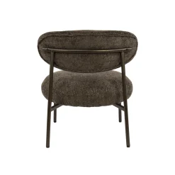 Retro Cocktailsessel Round in Cargo Braun