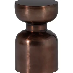 Retro Couchtisch Beistelltisch Frits Metall Bronze