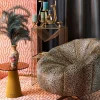 Retro Drehsessel Cocktailsessel Sunshine Leopardenmuster