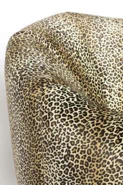 Retro Drehsessel Cocktailsessel Sunshine Leopardenmuster